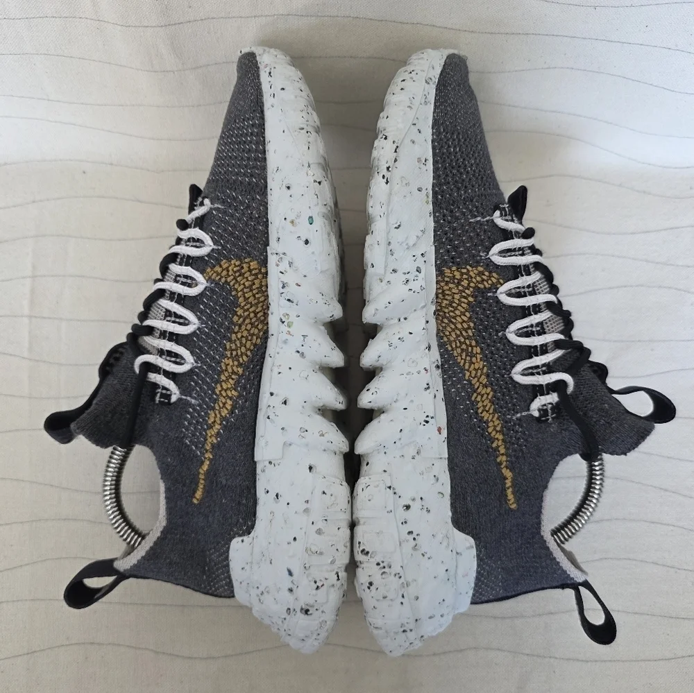 Nike Mens Space Hippie 01 'Black Wheat' Athletic Shoes Sneakers CZ6148-002 Sz 7